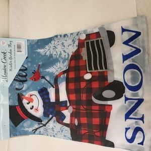 Christmas Truck Garden Flag